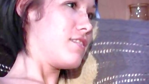 Tshaked cutie has a sex party with grapeor tons